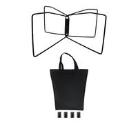Wynrzyj Support de base en acier inoxydable pour valise de camping en plein air pour boîtes de rangement avec coussinet antidérapant et sacs de transport Équipement de camping Cadre de support pliable
