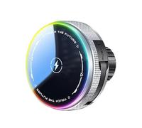 Wynrzyj Support de téléphone 15 W Chargeurs 17 mm Trou de tête de balle Câble extensible rotatif à 360 degrés Support de voiture pour tableau de bord Charge rapide Support de voiture