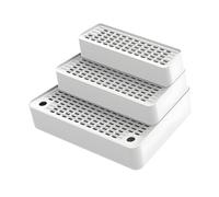 Wynrzyj Tapis de déchets intelligent à 3 niveaux avec plan de couches minimisant les conséquences de l'ABS permanent, surface antidérapante, simple moderne, pour plusieurs résidences de fuite, ABS