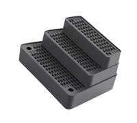 Wynrzyj Tapis de déchets intelligent à 3 niveaux avec plan de couches minimisant les conséquences de l'ABS permanent, surface antidérapante, simple moderne, pour plusieurs résidences de fuite, ABS