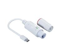Wynrzyj Transfert de données sécurisé de type C - Adaptateur 48 V vers 5 V - Pour la surveillance des caméras de surveillance - Anti-perte de signal de type C