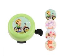Wynrzyj Vélo pour enfant - Cloches avec autocollants - Klaxon - Klaxon de montagne - Guidon - Coquille ronde - Corne de cycle