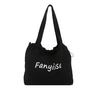 Wynrzyj Vêtements pratiques Sac à bandoulière résistant Grande capacité Équilibre Shopping Libre Pour le travail Avec style trafic navette Sac à provisions, Noir