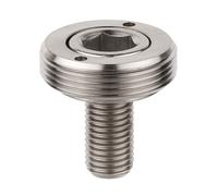 Wynrzyj Vis de manivelle de vélo 8 x 15 mm en alliage métallique pour réparation de bras Vis de serrage inférieures Trou carré Bras de manivelle pour VTT