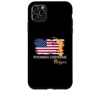 Wyoming Cheyenne Mission Angel Moroni Drapeau USA Faith Coque pour iPhone 11 Pro Max