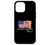 Wyoming Cheyenne Mission Angel Moroni Drapeau USA Faith Coque pour iPhone 12 Pro Max