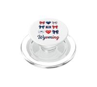 Wyoming Coquette Bow pour Filles PopSockets PopGrip pour MagSafe