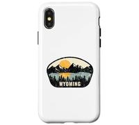Wyoming Design Souvenir de Vacances WY Coque pour iPhone X/XS