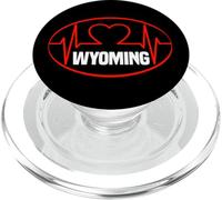 Wyoming Heartbeat USA déclare l'amour du cœur PopSockets PopGrip pour MagSafe