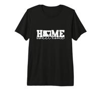 Wyoming Home Sweet Home, États-Unis, Amérique T-Shirt Haut de Gamme