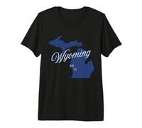 Wyoming Michigan Vintage Pride T-Shirt Haut de Gamme