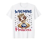 Wyoming Princess Dab Dance Wyoming pour Filles et Tout-Petits T-Shirt