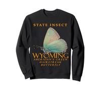 Wyoming Territoire Insecte Sheridans Postiche papillon Sweatshirt