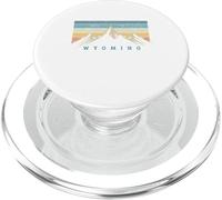 Wyoming Vintage Montagnes Nature Randonnée Cadeau Souvenir PopSockets PopGrip pour MagSafe
