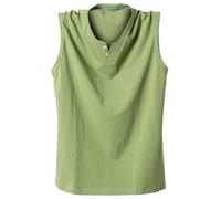 Wyongtao 2024 Debardeur Homme Hawaiiennes Grandes Tailles, Gilet Homme sans Manche Col Rond Couleur Unie, Débardeur élasticité Basique Classique Polyvalents Respirant Shirt pour Vacances à La Plage