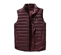 Wyongtao Gilet Chauffant Homme Femme Chauffante Veste Manteau Chaude Avec 6 Zones De Chauffage,Manteau Chauffant Interface Usb,Hommes Femmes Vêtements Chauffants Hiver Chaud Léger Doudoune Manteau