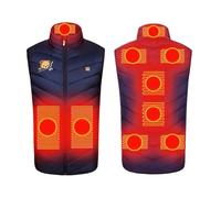 Wyongtao Gilet Chauffant Usb Hommes Femmes,11 Zones,3 Températures,Veste Chauffante Homme Sans Manches,Doudoune Homme Imperméable,Manteau Chauffante Couple,Parka Vêtements Chauffants De Randonnée