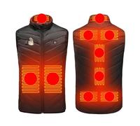 Wyongtao Gilet Chauffant Usb Hommes Femmes,11 Zones,3 Températures,Veste Chauffante Homme Sans Manches,Doudoune Homme Imperméable,Manteau Chauffante Couple,Parka Vêtements Chauffants De Randonnée