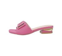 Wyongtao Mule Femme Talons Compensé Sandales Confortable Bout Ouvert Chaussure Talons Hauts Épais En À Tête Carrée Sandales Cuir Confort Chic Claquettes De Piscine Sandale Décontracté Couleur Unie