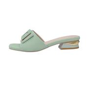 Wyongtao Mule Femme Talons Compensé Sandales Confortable Bout Ouvert Chaussure Talons Hauts Épais En À Tête Carrée Sandales Cuir Chic Claquettes De Piscine Sandale Décontracté Couleur Unie Pas Cher