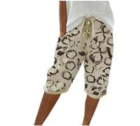 Wyongtao Short Lin d'été éLasticité Respirants, Elégante Shorts Lin Coton Femme été, Short Bermuda Femme Couleur Unie, Bermuda pour Femme Coupe Décontractée, Short Court Casual avec Poche Pas Cher