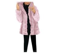 Wyongtao Vestes Polaires Femme Manteau Femme Hiver Fausse Fourrure Épais En Peluche Manteau Moelleux Oversize Blouson Teddy Hiver Cachemire Chaud Hauts Vêtements D'Extérieur Confortable Et Doux