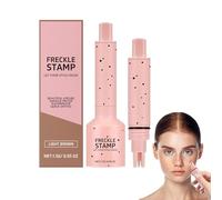 WYOSMALL Crayon pour taches de rousseur naturel, Stylo de maquillage, Taches de rousseur, Étanche - Petite tête ronde - Frousseur - Maquillage naturel et réaliste - Pour femmes et filles