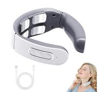 WYOSMALL Masseur Cervical, 6 modes & 9 intensités, thérapie thermique 42 °C, impulsions électriques contre les douleurs et les tensions, portable et rechargeable