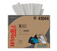 WypAll, 8379, X80 BRAG Boîte de 160 chiffons 1 pli Blanc