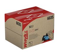 Wypall Chiffons d'essuyage blancs pliés en quatre, simple épaisseur 317 x 420 mm Paquet de 200