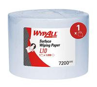 Kimberly-Clark WypAll Essuie-tout L10 7202 - 1 pli Airflex usage unique, 1 rouleau x1000 blancs