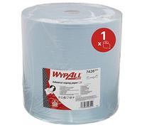 WypAll Essuie-tout Industriels L30 7426, 3 plis, Airflex ultra-absorbants, usage unique hygiénique, compatible avec distributeurs Kimberly-Clark, 1 Maxi Bobine x 670 formats bleus