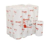 WypAll L10 Essuyeur Hygiène & Surfaces Alimentaires 7236 - Essuyeurs de nettoyage 1 épaisseur compacts - 24 bobines x 165 essuyeurs en papier blanc (3 960 au total)