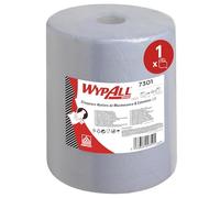 WypAll® L20 Essuyeurs 7301 - Essuyeurs Bleus Extra-Larges pour Ateliers de Maintenance & Entretien - Maxi Bobine Industrielle, 1 Rouleau x 500 Formats (500 au Total)