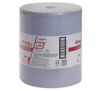 WYPALL: Lingettes - grand rouleau, 1 rouleau x 1000 lingettes, 2 épaisseurs, bleu