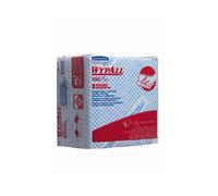 WypAll Plus X80 Chiffons 19139 - 8 paquets de 30 chiffons pliés en 4, bleus