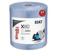 WYPALL Torchon ® X80 8347 L315xl310environ mm bleu 1 couche