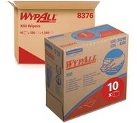 WypAll X60 lingettes 126 feuilles boîte pop-up 1 couche blanc Hydroknit 8376