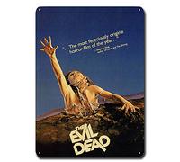 WYPrefer Plaque en métal classique The Evil Dead Horror Movie vintage rétro en aluminium 20,3 x 30,5 cm