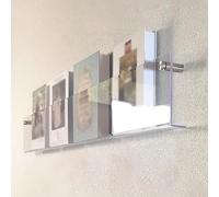 WYQXTY Étagère Murale Flottante en Acrylique Porte-revues Acrylique fixé au Mur for Le Bureau à Domicile, Tailles Multiples claires(120cm/47.2in)