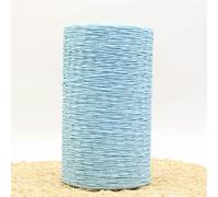 WYQXTY Ruban en Papier Raphia, Fil de Crochet en Paille de Raphia 460G, Multicolore for Chapeaux, Sacs, paniers(Sky Blue)