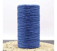 WYQXTY Ruban en Papier Raphia, Rouleau de Fil de Crochet en Paille de Raphia, Multicolore, for Bricolage, Chapeaux, Sacs, Coussins, paniers, 460g(Navy Blue)