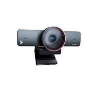 WYRESTORM Webcam de conférence 4K avec suivi IA, cadrage automatique, grand angle de 120°, 90 fps, zoom numérique 8x, ePTZ, double micros, webcam de salle de conférence pour appel vidéo, éducation à