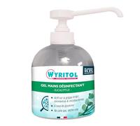Gel hydroalcoolique désinfectant Wyritol Eucalyptus - Flacon à pompe 300 ml