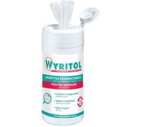 WYRITOL - Lingette désinfectante surfaces - nettoie et désinfecte - Sans rinçage -Multi usages - 120 pièces- Fabrication Française