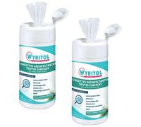 Wyritol Lot de 2 Bo¿tes Distributrice de 120 lingettes d¿sinfectantes surfaces