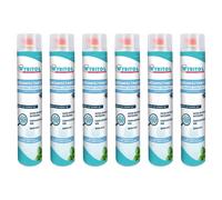 Wyritol Lot de 6 Aérosols Désinfectant grands espaces - Purifie l'air - Parfum menthe - 750ML