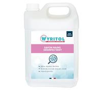 Wyritol Savon Liquide Désinfectant Nettoie Dégraisse Désinfecte Virucide Bactéricide Levuricide Fongicide Formule Naturelle 5L Pack de 1