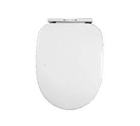 WYRKYP Siège de Toilette O/V/U S S Toilette Couvercle de Couverture Abs Épaississement Loadbea Top Ultra Résistant Salle de N, Blanc,Blanche,41.5-44.5 * 34Cm
