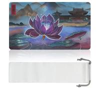 Wyrmspire Dark Lotus (Bords Cousus) - Tapis de Jeu MTG - Compatible avec Le Tapis de Jeu Magic The Gathering - Accessoires Haut de Gamme pour TCG et MTG